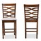 Baxton Studio Lanier Grey Upholstered Walnut Wood 2-PC Counter Height Pub Chair Set 161-9887 - alternate 5
